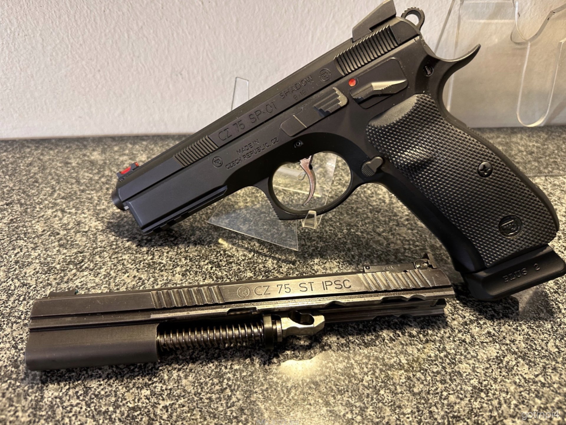 CZ 75 SP01 SHADOW 9x19 + Wechselsystem IPSC 5,1“ 9x19 – Bild 2
