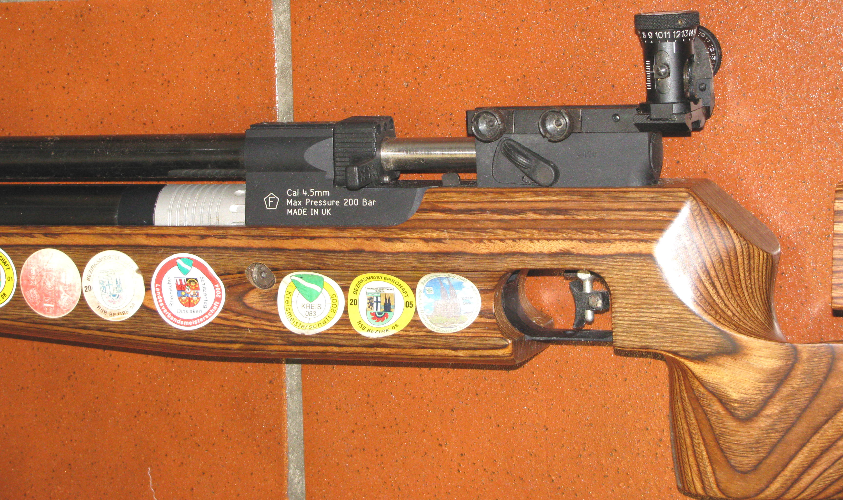 RWS Luftgewehr, ein RWS CA 100 in Cal. 4,5mm mit F - Zeichen – Bild 2