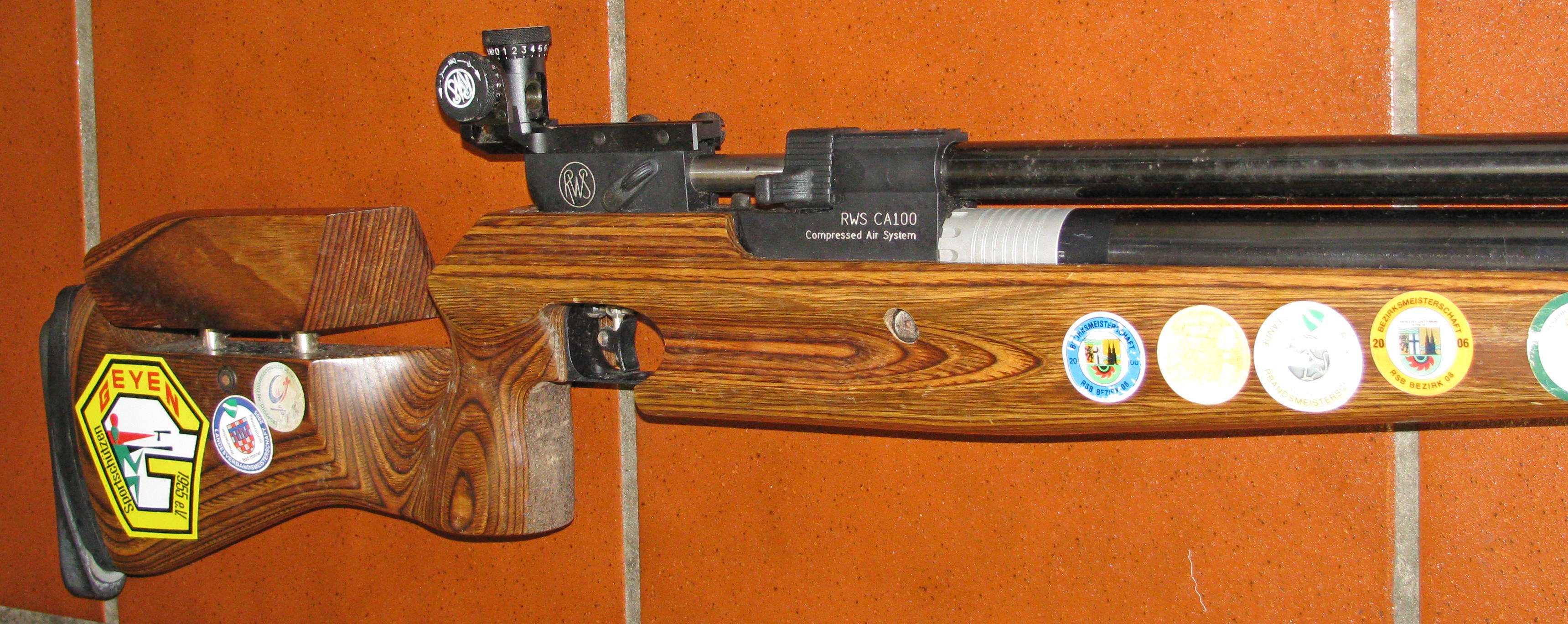 RWS Luftgewehr, ein RWS CA 100 in Cal. 4,5mm mit F - Zeichen – Bild 6