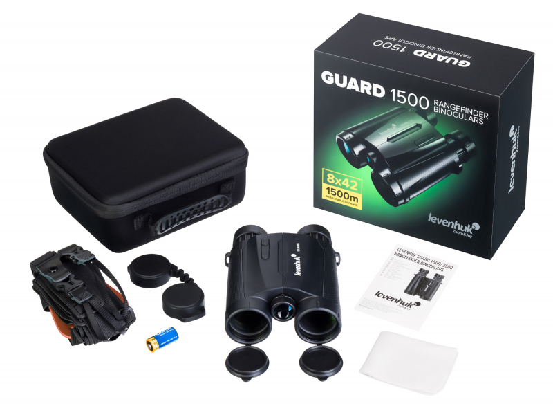 Levenhuk Guard 1500 Fernglas mit Rangefinder für Jäger, Outdoor, Security, Militär, Sportschützen – Bild 2