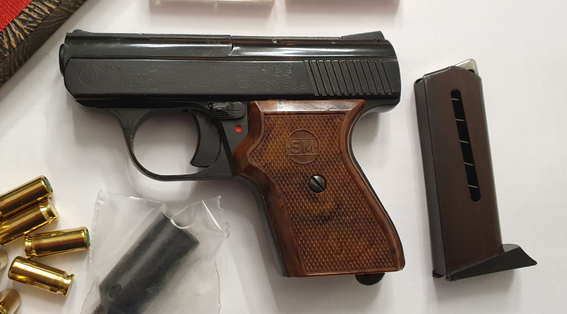 sehr seltene & Hochwertige SM 15 Kal.8mm erste PTB 83. Beschuß 1975, mit viel Zubehör – Bild 2