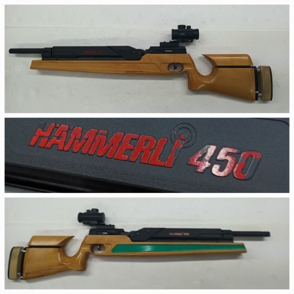 HÄMMERLI 450 *** Überholt *** Match Luftgewehr *** Sniper Umbau *** VOLLE FUNKTION – zdjęcie 1