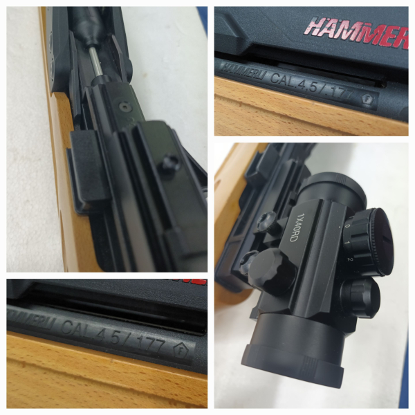 HÄMMERLI 450 *** Überholt *** Match Luftgewehr *** Sniper Umbau *** VOLLE FUNKTION – zdjęcie 3