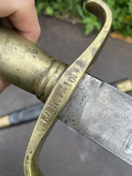 Preußen, Artillerie Faschinenmesser M 1849, 1 Garderegiment Potsdam – Bild 6