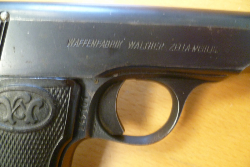 Pistole Walther Modell 4 Zella-Mehlis 7,65mm Browning – Bild 3