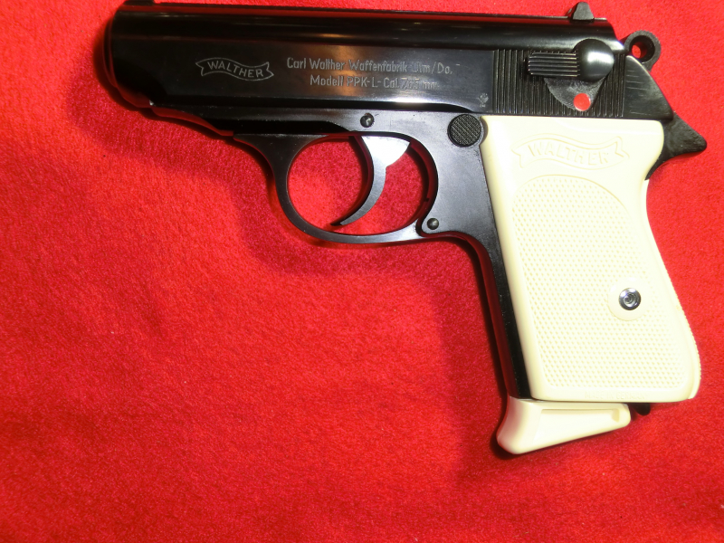 WALTHER PPK mit weißen Griffschalen , Kal. 7,65 – Bild 3