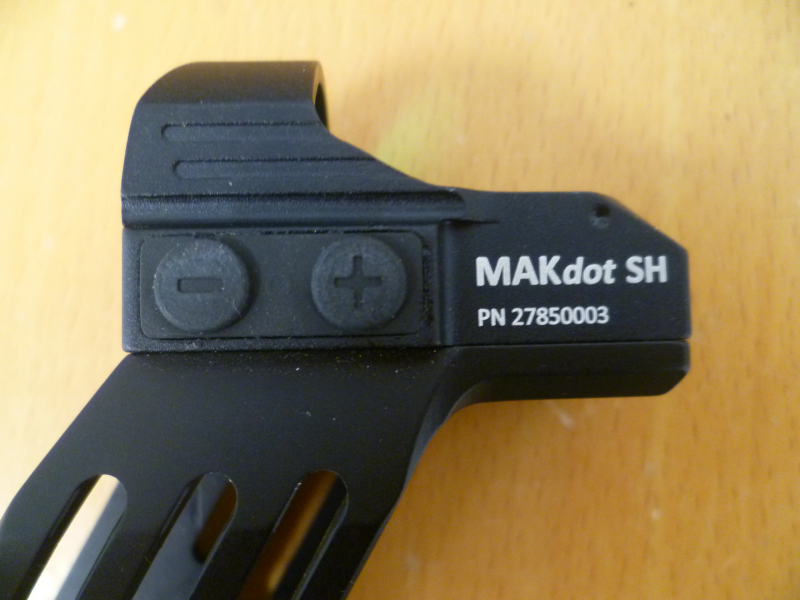 Reflexvisier MAKdot SH mit MAK P-Lock für Schmeisser 1911 Hugo – imaginea 3