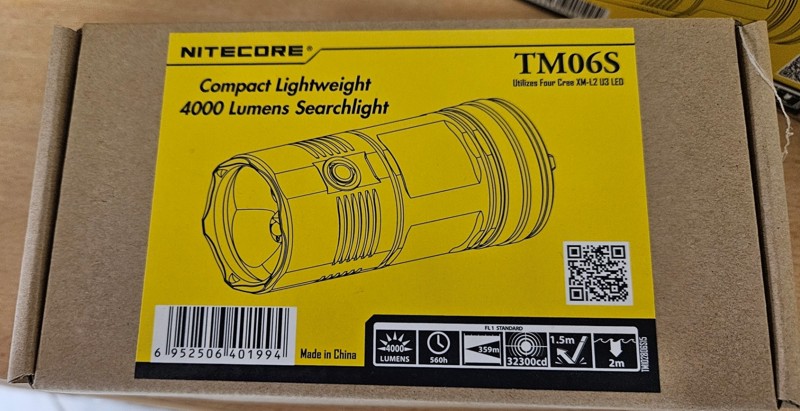 Nitecore, Taschenlampe 4000 Lumen, Ladegerät, Akkus 2300mA – Bild 2