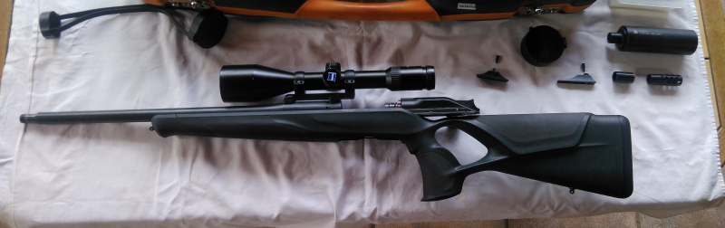 Komplettpaket: Blaser R8 Success 9,3x62 mit Zeiss Diavari V 3-12x56 T LA 40, div. Zubehör! – Bild 2