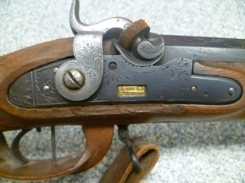 Scheibenbüchse Jägerbüchse Sigmund Neimke Hildesheim Sammlerstück – Bild 4