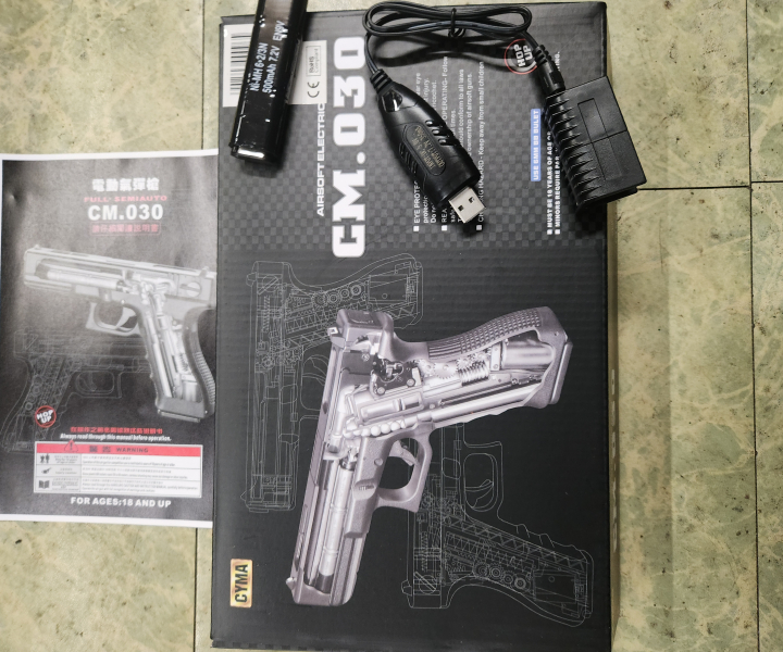 Cyma CM030 CM.030 AEP 6mm Softair <0,5Joule G18C ähnlich – Bild 2