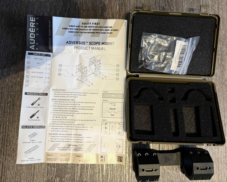 Audere Adversus Blockmontage / Montagebasis (Tikka, Remington, Kahles, ZCO, Zeiss) – Bild 2