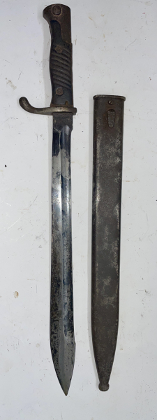 Bajonett K 98/05 Säge 1 WK Wehrmacht Mauser No Koppelschuh Faschinenmesser – Bild 2