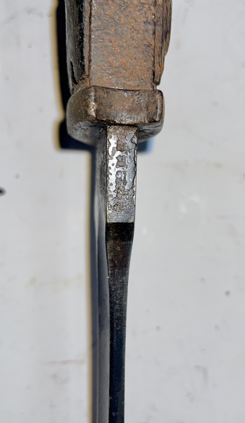 Bajonett K 98/05 Säge 1 WK Wehrmacht Mauser No Koppelschuh Faschinenmesser – Bild 3
