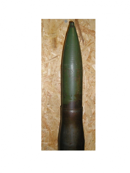 EX Munition Kal.100mm Russ.Panzer T55 Guter Zustand Bj. 1981 Absolut selten – Bild 2