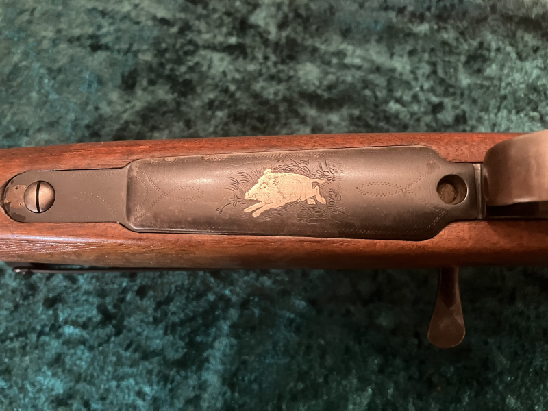 Mauser 98. Top!!! Mit Silbertierstück. – Bild 4
