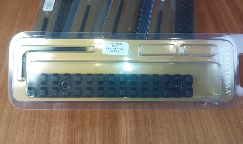 Contessa Picantinny Stahl Schiene Bergara B14 SA 20 MOA Vorneigung – Bild 1