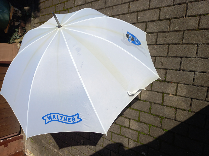 Stockschirm von der Firma "Walther ". – immagine 2