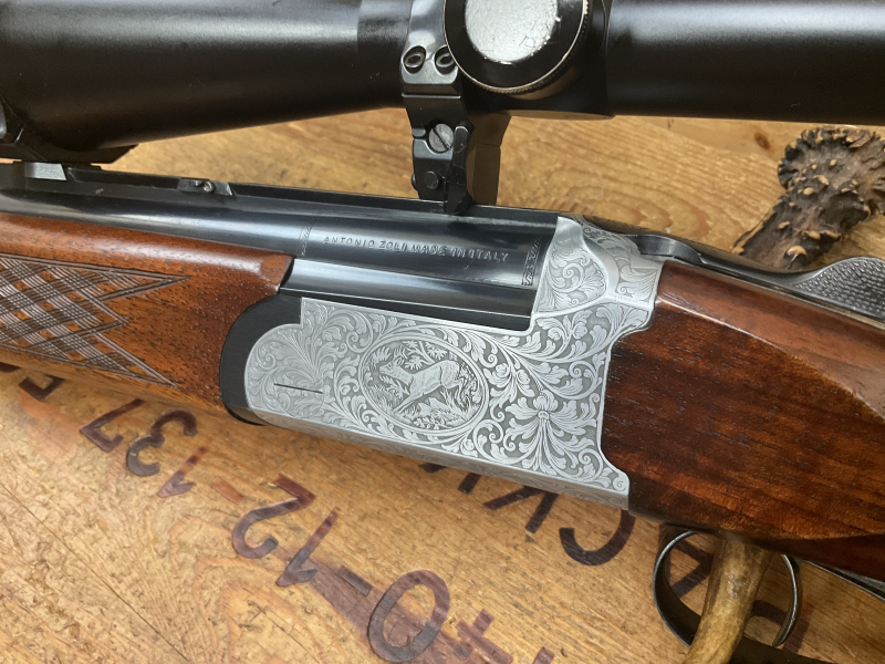 BBF Antonio Zoli Luxus, Kal..30-06,12/70, ZF Frankonia 3-12x56, Leuchtabsehen!!! – Bild 2