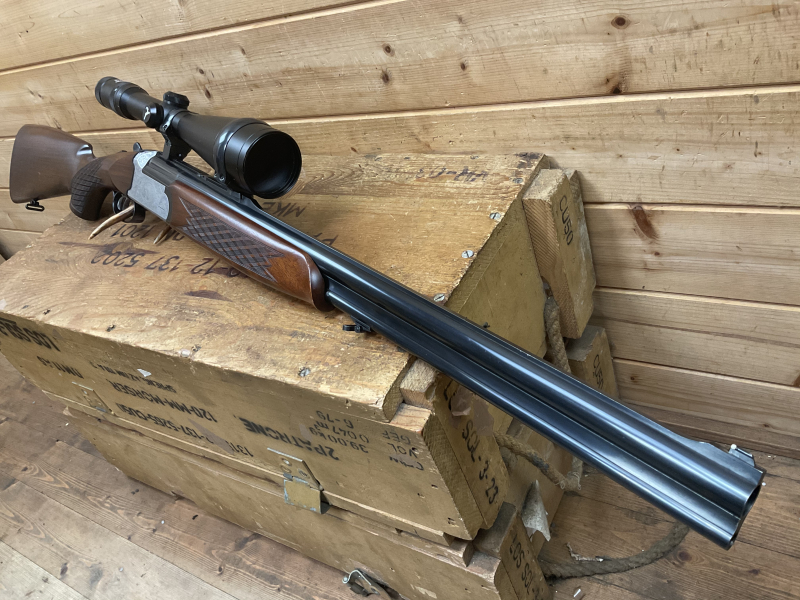 BBF Antonio Zoli Luxus, Kal..30-06,12/70, ZF Frankonia 3-12x56, Leuchtabsehen!!! – Bild 4