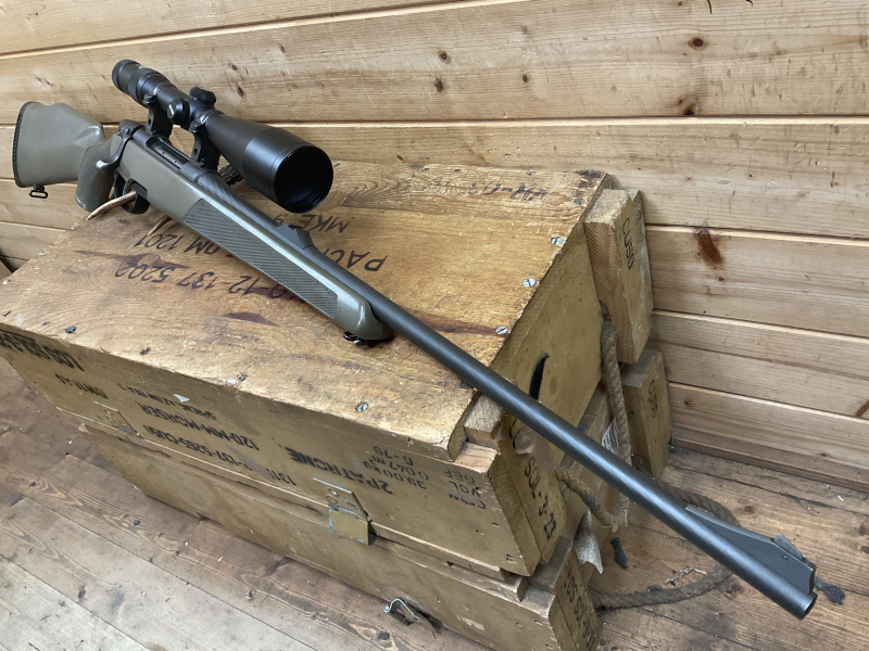 Repetierbüchse Steyr Mannlicher M, Kal. 7x64, Kunststoffschaft grün, DOCTER Optic 3-12x56!!! – Bild 4
