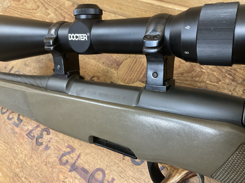 Repetierbüchse Steyr Mannlicher M, Kal. 7x64, Kunststoffschaft grün, DOCTER Optic 3-12x56!!! – Bild 2