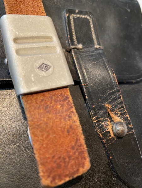 Polizei KFZ Stop Kelle Trage Tasche No Holster P38 Bajonett – Bild 4
