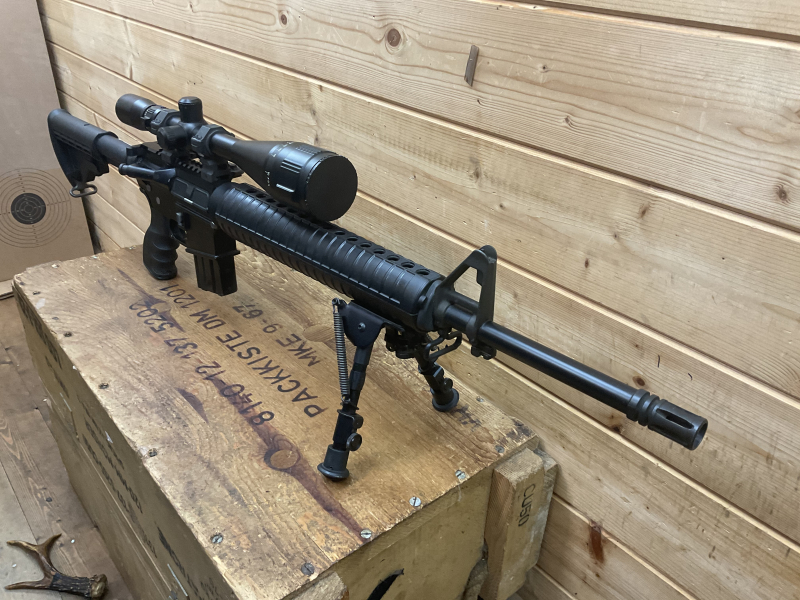 SLB Oberland Arms OA-15, Kal..233Rem., Schubschaft! HARRIS! FAB! 6-24x50! Top! – Bild 6