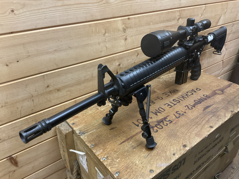 SLB Oberland Arms OA-15, Kal..233Rem., Schubschaft! HARRIS! FAB! 6-24x50! Top! – Bild 3