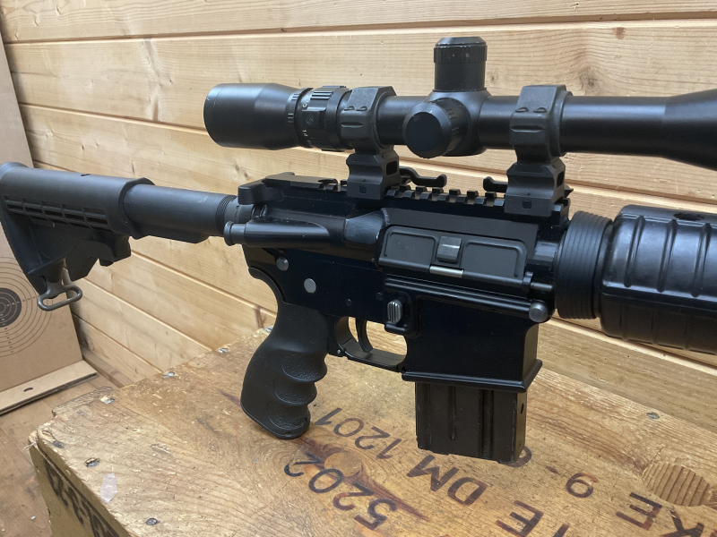 SLB Oberland Arms OA-15, Kal..233Rem., Schubschaft! HARRIS! FAB! 6-24x50! Top! – Bild 5