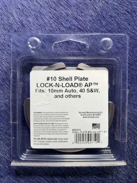 Hornady Hülsenhalter Shell Plate 10mm Auto/40 S&W #10 – Bild 2