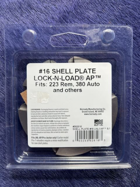 Hornady Hülsenhalter Shell Plate 223 Remington #16 – Bild 2