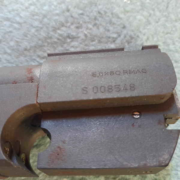 Einellader Flinte 12/70 mit Wechsellauf Büchse 5,6x50R Mag Brünner – Bild 6