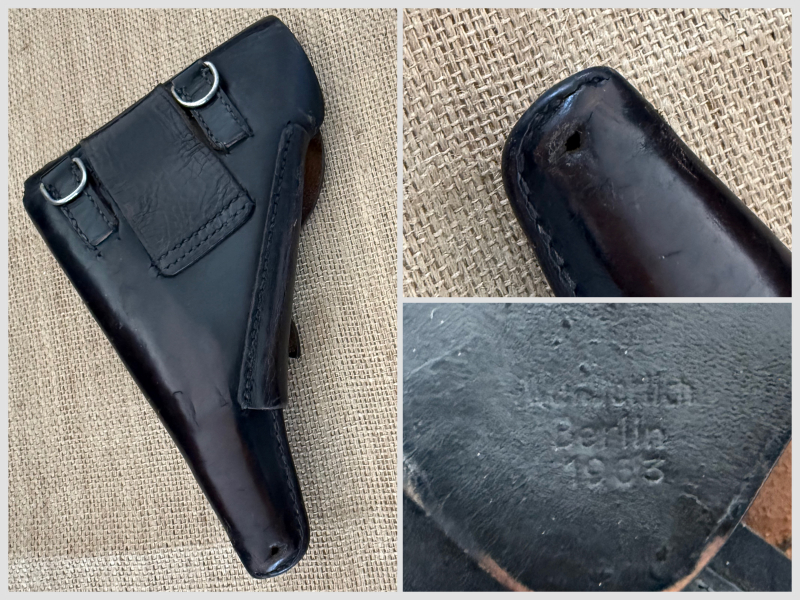 P08-Dienstholster „Wunderlich Berlin 1963“ – Polizei West-Berlin – Bild 2