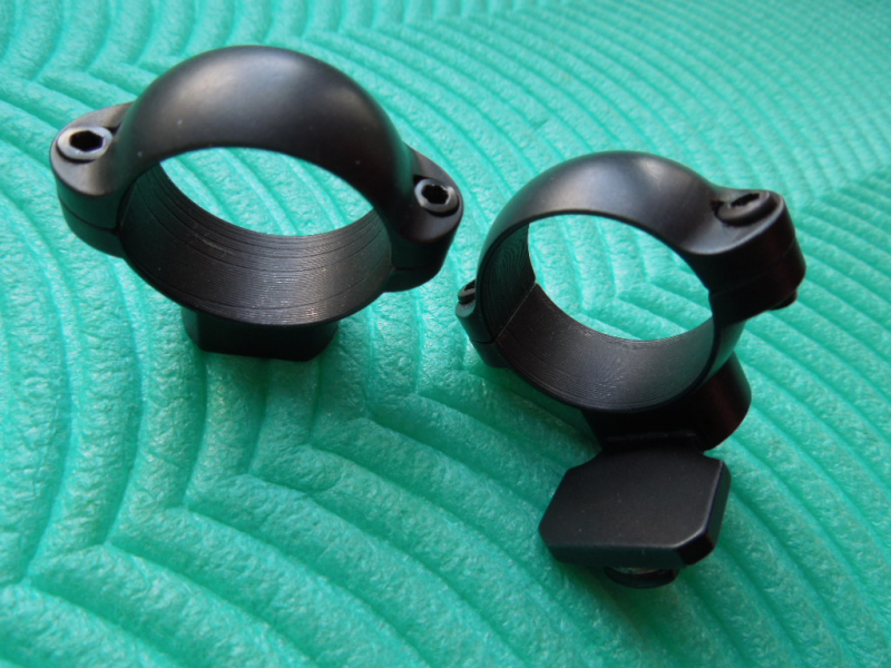 Orig. LEUPOLD STD 1inch - 25,4mm Ringe GEKRÖPFT BH 6,86mm MEDIUM aus STAHL NP € 89 made in USA – Bild 2