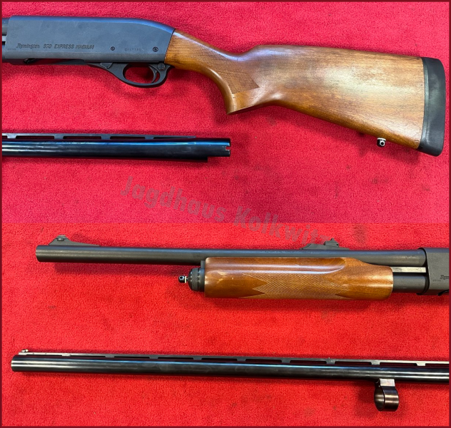 Remigton 870 Express Magnum - Kal. 12/76 Vorderschaftrepetierflinte mit Wechsellauf – billede 2