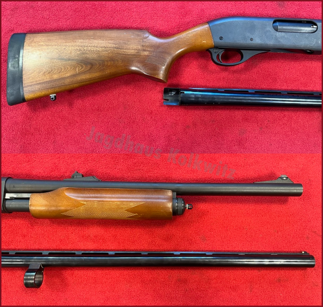 Remigton 870 Express Magnum - Kal. 12/76 Vorderschaftrepetierflinte mit Wechsellauf – billede 3