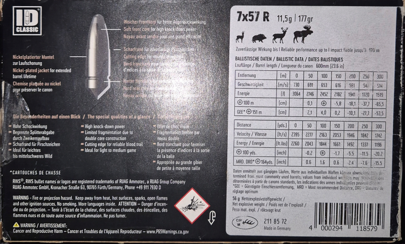 Munition 7x57 R – Bild 2