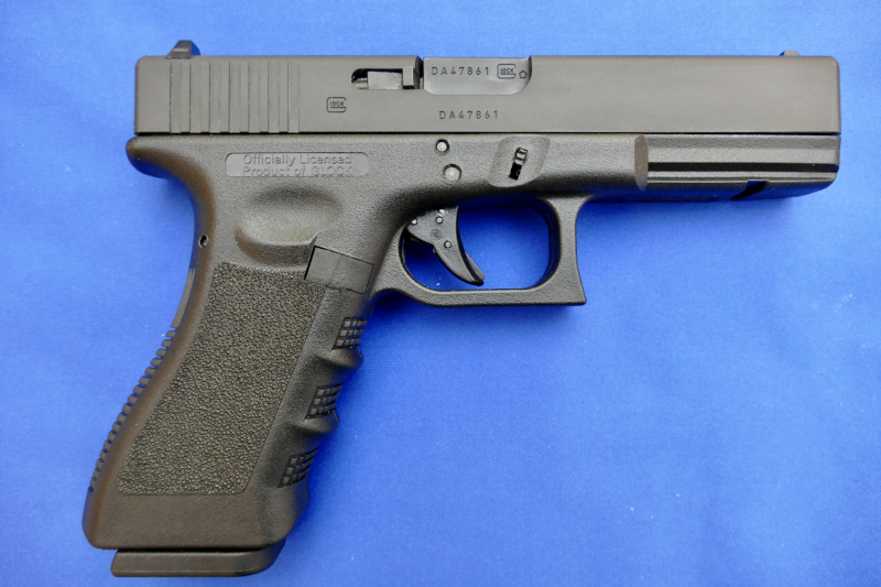 GHK Glock 17 Gen. 3 CNC gefrästen Stahlschlitten GBB 6mm BB schwarz – kuva 3
