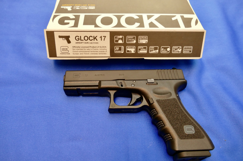 GHK Glock 17 Gen. 3 CNC gefrästen Stahlschlitten GBB 6mm BB schwarz – kuva 6