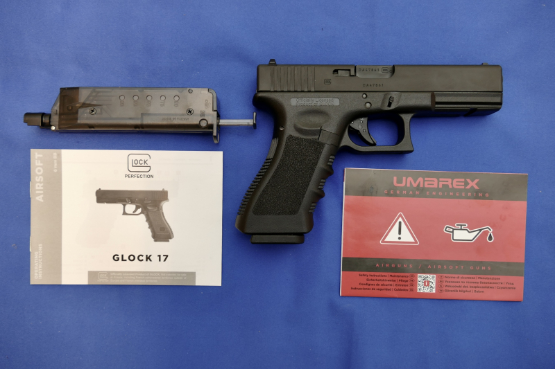 GHK Glock 17 Gen. 3 CNC gefrästen Stahlschlitten GBB 6mm BB schwarz – kuva 5