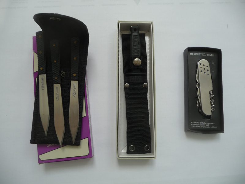 Konvolut Messer Taschenmesser Wurfmesser Dolch – nuotrauka 2
