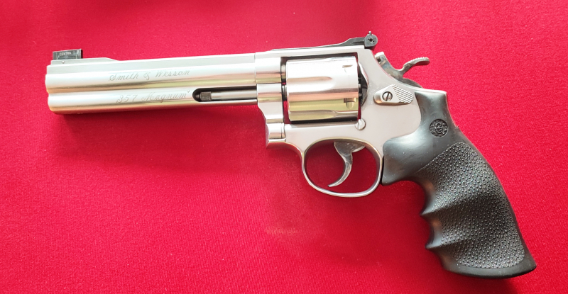 Smith & Wesson 686-4 Target Champion DL .357 Mag – 6" Lauf – Centra-Visierung – Pachmayr – Top Zusta – Bild 2