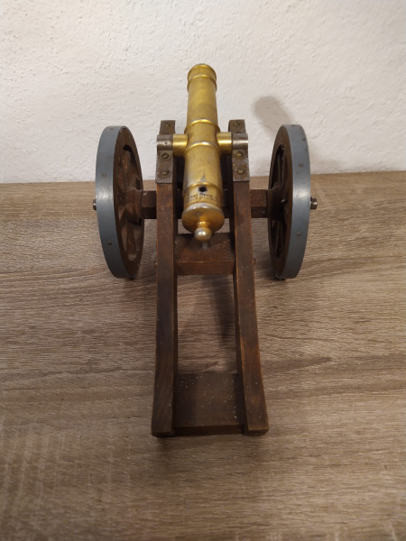 Modellkanone Dikar Spain Kaliber .50 Kanone Schwarzpulver Vorderlader mit Beschusszeichen – imagen 6