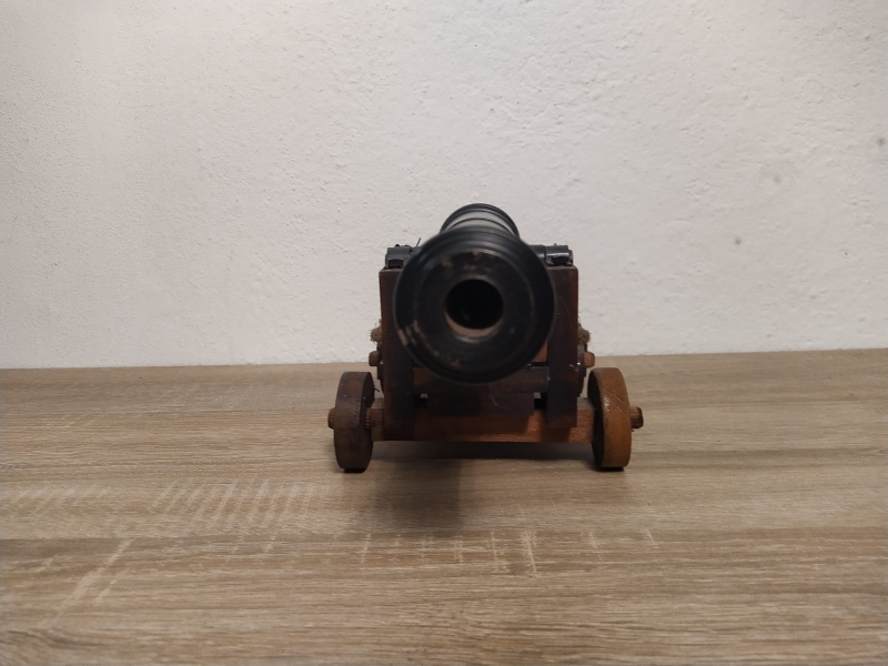 Modellkanone Schiffskanone Ardesa Spanien Kaliber .69 Schwarzpulver Vorderlader – imagen 5