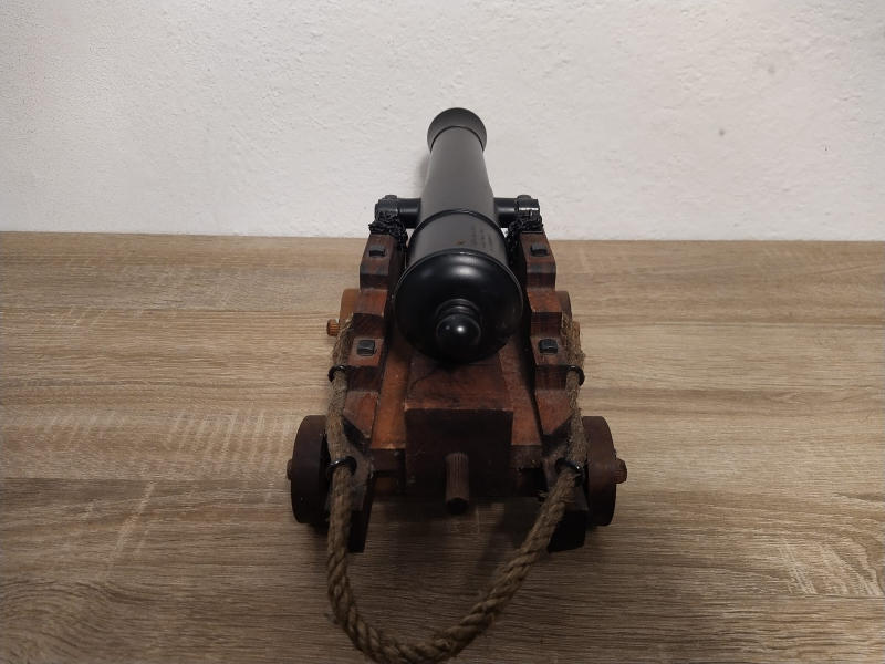 Modellkanone Schiffskanone Ardesa Spanien Kaliber .69 Schwarzpulver Vorderlader – imagen 4