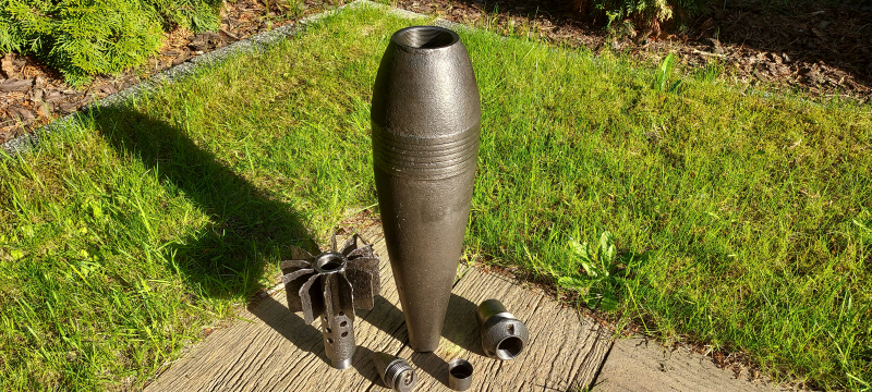 DEKO Russische 120 mm Wurfgranate 1945 - ORIGINAL WW 2 – Bild 6
