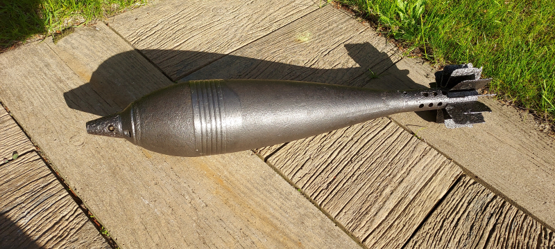 DEKO Russische 120 mm Wurfgranate 1945 - ORIGINAL WW 2 – Bild 4
