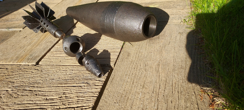 DEKO Russische 120 mm Wurfgranate 1945 - ORIGINAL WW 2 – Bild 5