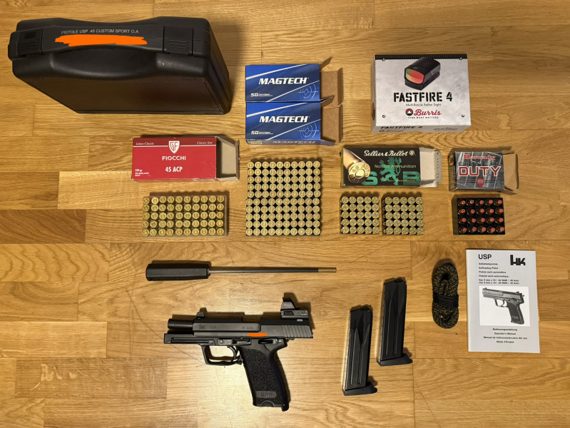 H&K USP Custom Sport .45acp (Burris FASTFIRE 4) – Bild 2